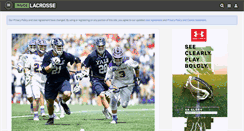 Desktop Screenshot of insidelacrosse.com